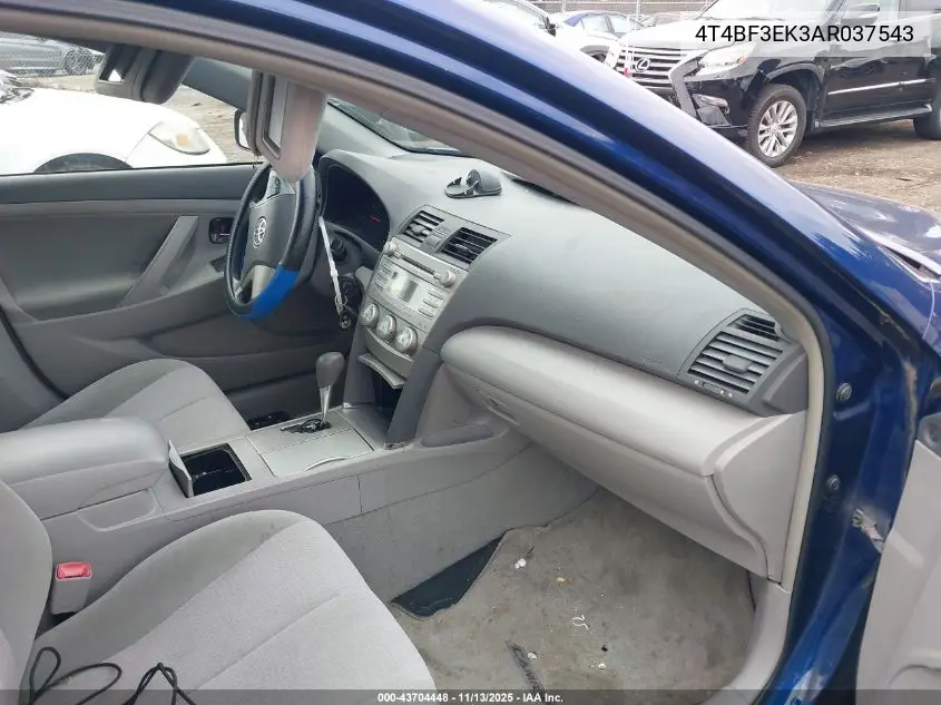 4T4BF3EK3AR037543 2010 Toyota Camry