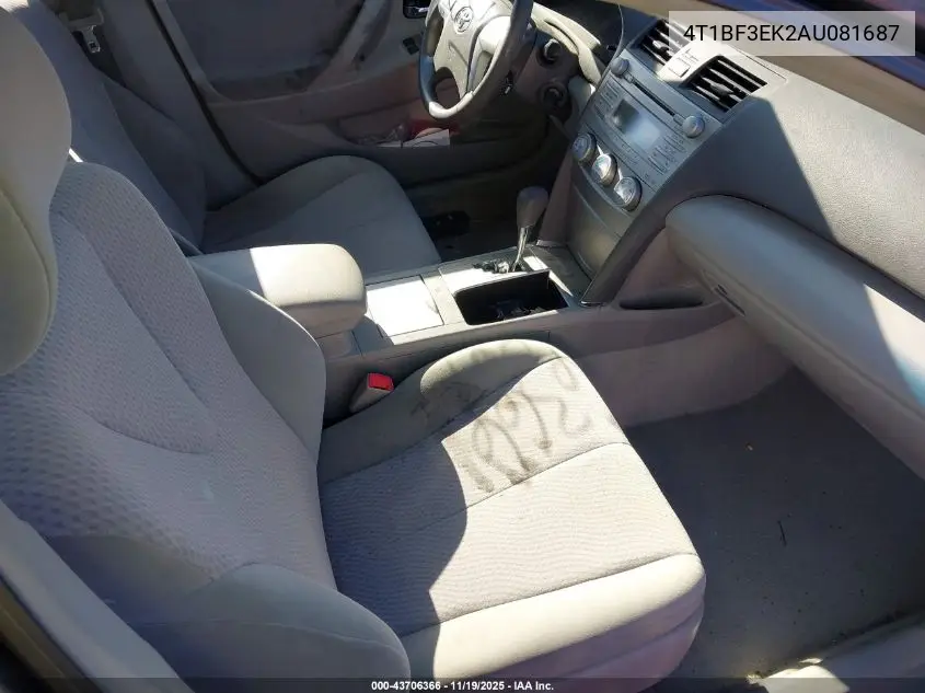 4T1BF3EK2AU081687 2010 Toyota Camry Le