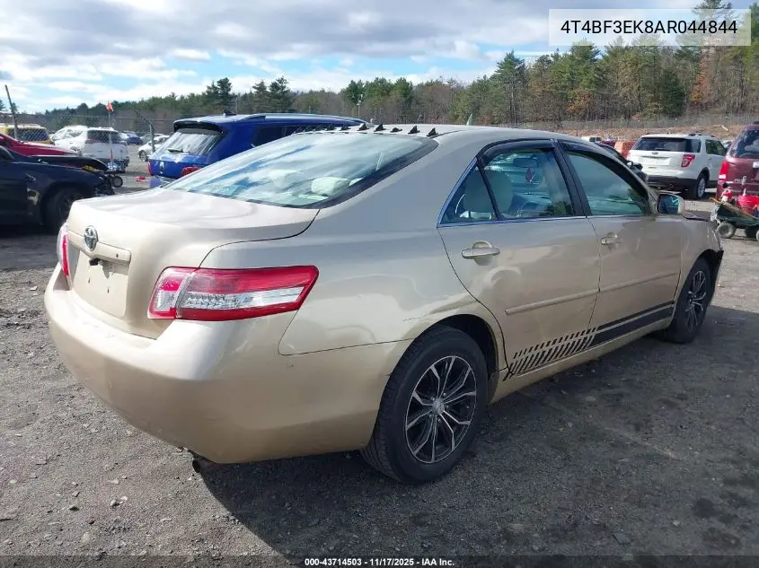 4T4BF3EK8AR044844 2010 Toyota Camry
