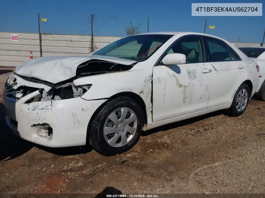 4T1BF3EK4AU562704 2010 Toyota Camry