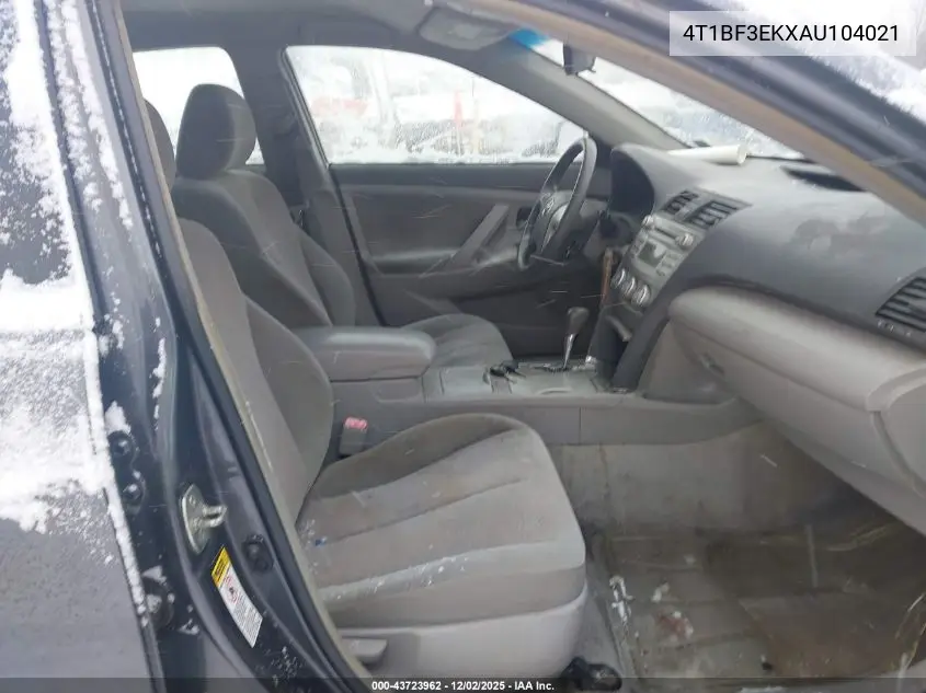 4T1BF3EKXAU104021 2010 Toyota Camry Le