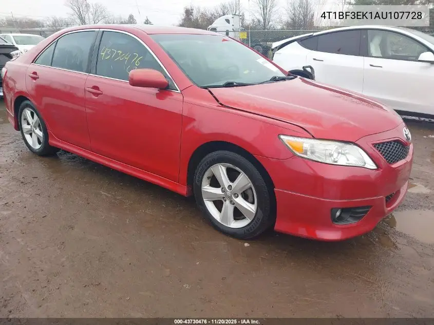 4T1BF3EK1AU107728 2010 Toyota Camry Se