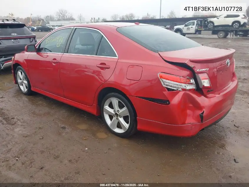4T1BF3EK1AU107728 2010 Toyota Camry Se