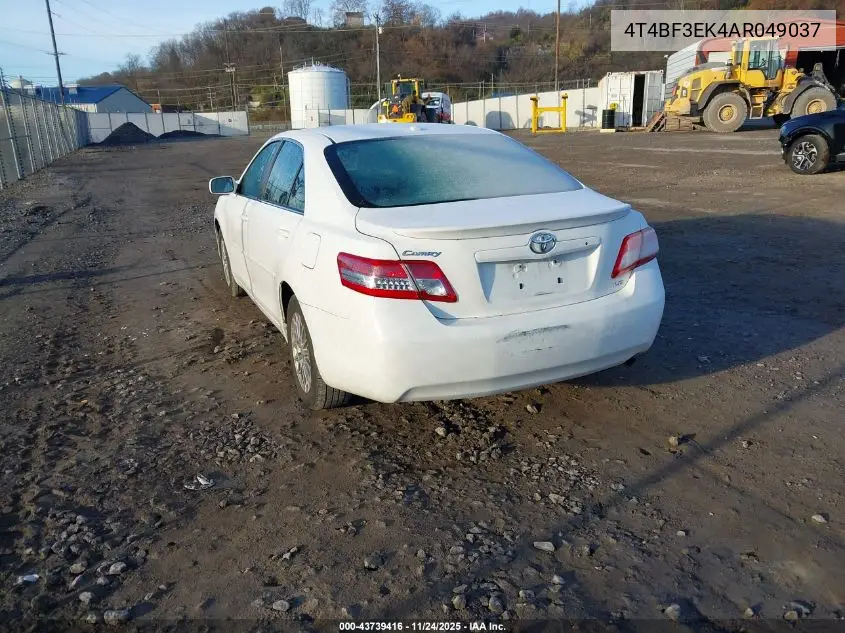 4T4BF3EK4AR049037 2010 Toyota Camry Le