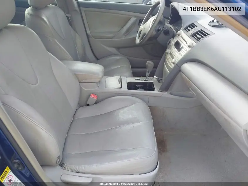 4T1BB3EK6AU113102 2010 Toyota Camry Hybrid