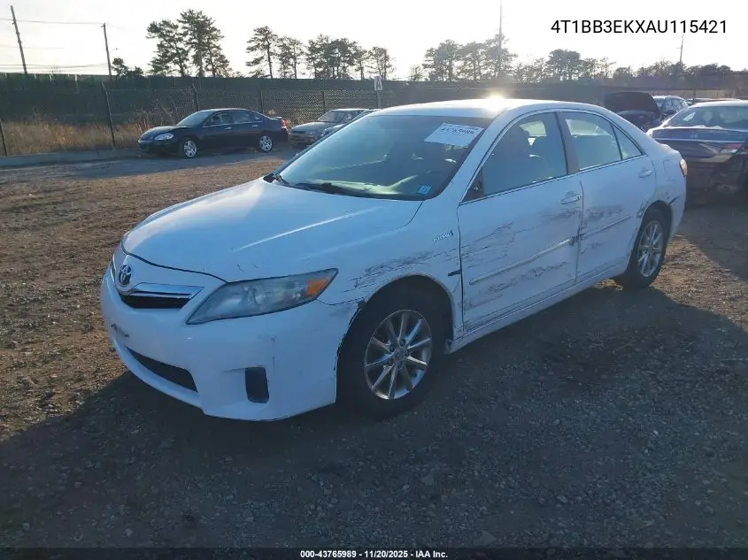 4T1BB3EKXAU115421 2010 Toyota Camry Hybrid