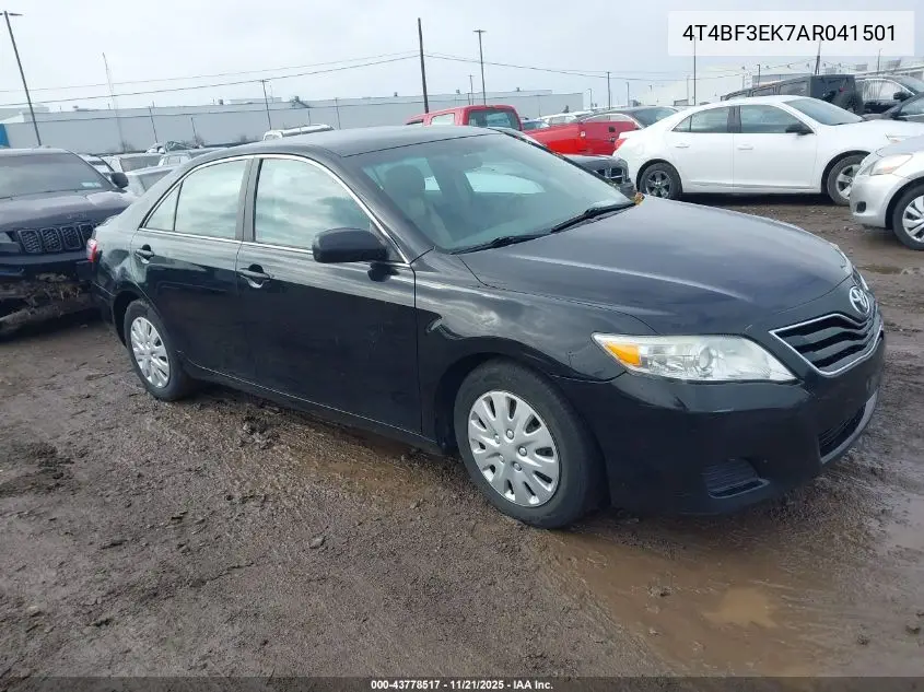 4T4BF3EK7AR041501 2010 Toyota Camry Le