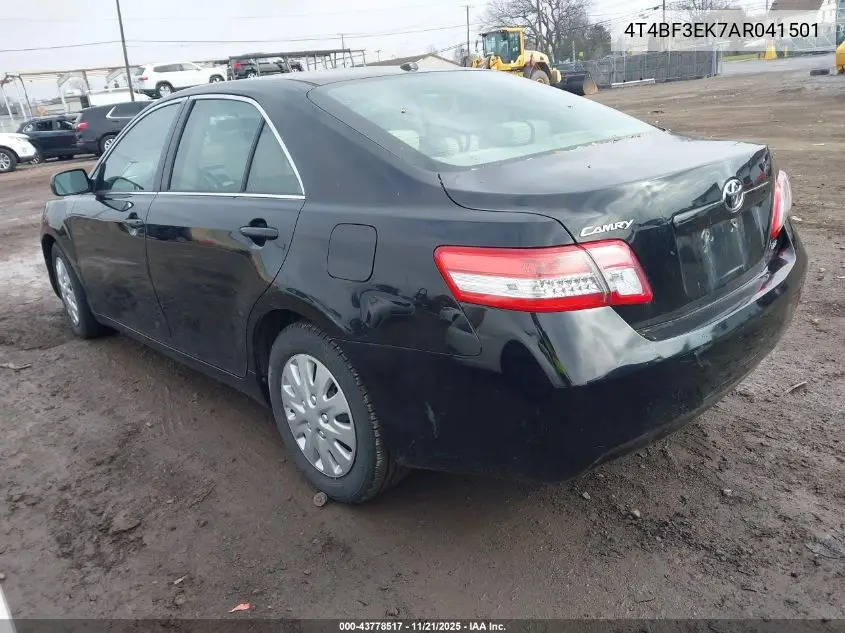 4T4BF3EK7AR041501 2010 Toyota Camry Le