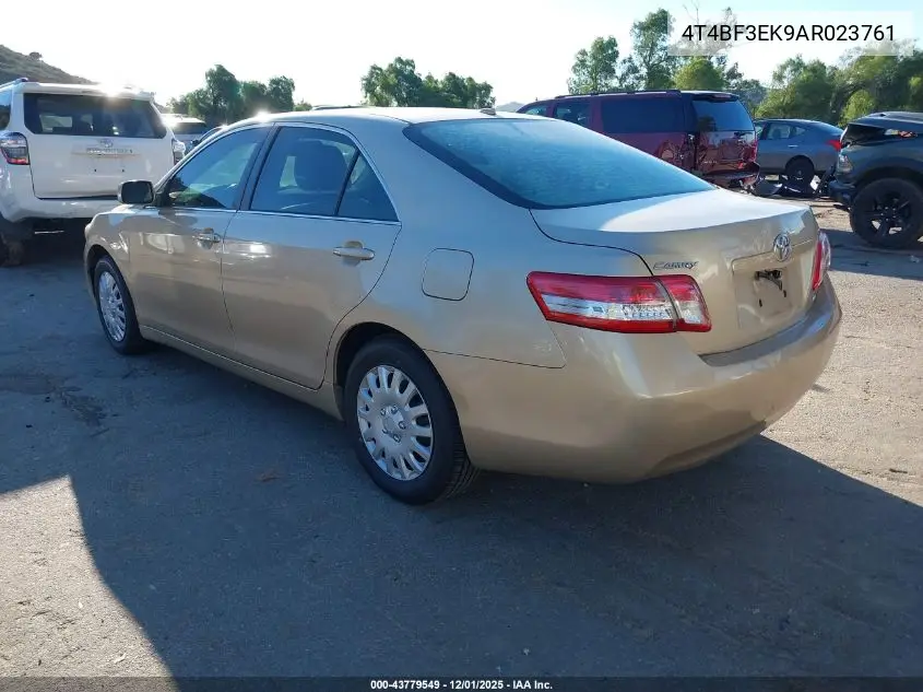 4T4BF3EK9AR023761 2010 Toyota Camry Le