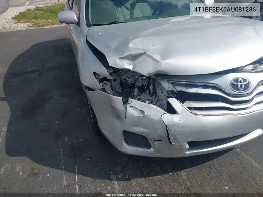 4T1BF3EK6AU081286 2010 Toyota Camry Le