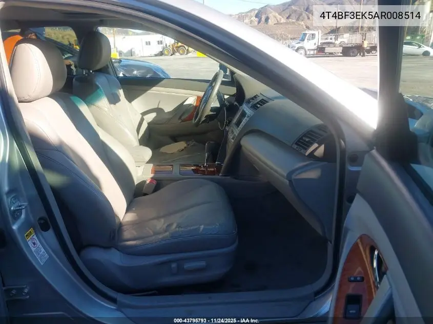 4T4BF3EK5AR008514 2010 Toyota Camry Xle