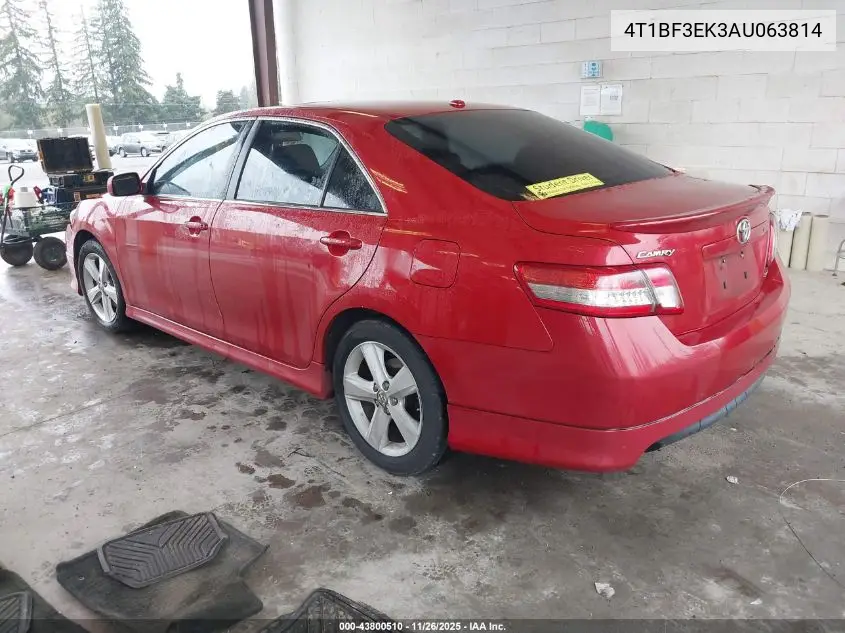 4T1BF3EK3AU063814 2010 Toyota Camry Se