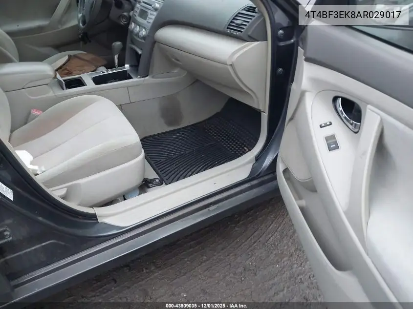 4T4BF3EK8AR029017 2010 Toyota Camry Le