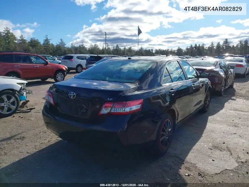 4T4BF3EK4AR082829 2010 Toyota Camry