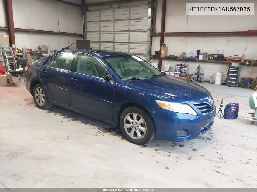 4T1BF3EK1AU567035 2010 Toyota Camry Le