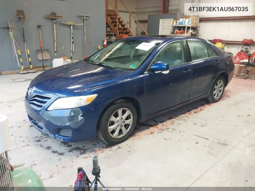 4T1BF3EK1AU567035 2010 Toyota Camry Le