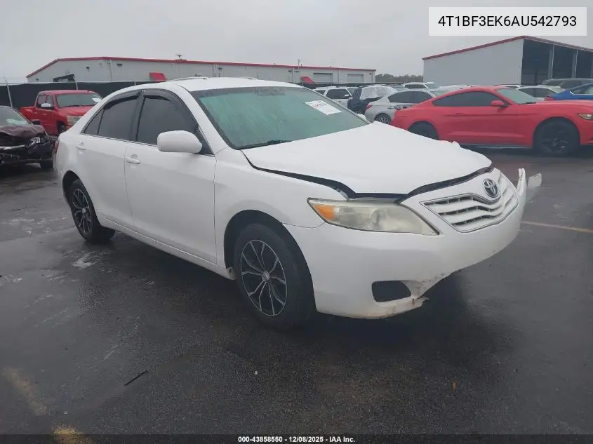 4T1BF3EK6AU542793 2010 Toyota Camry