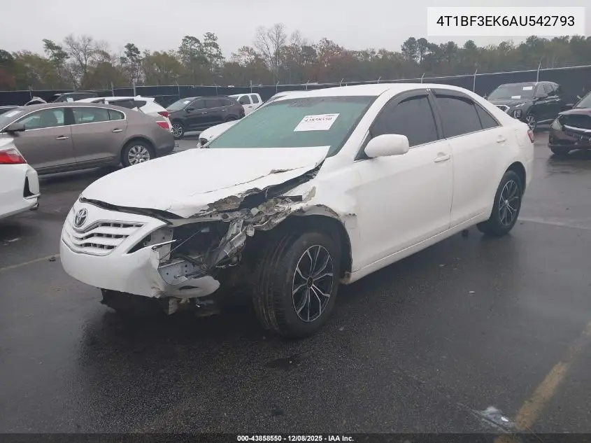 4T1BF3EK6AU542793 2010 Toyota Camry