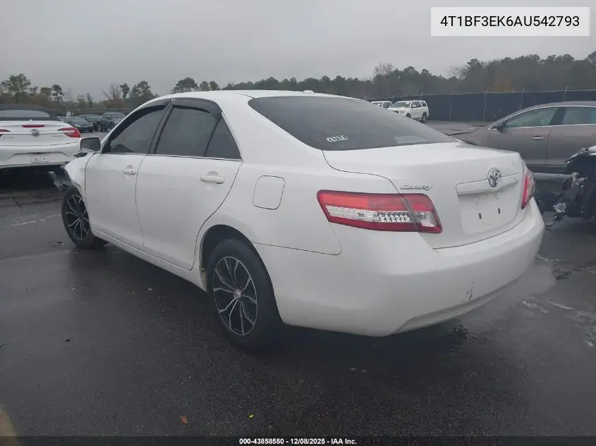4T1BF3EK6AU542793 2010 Toyota Camry