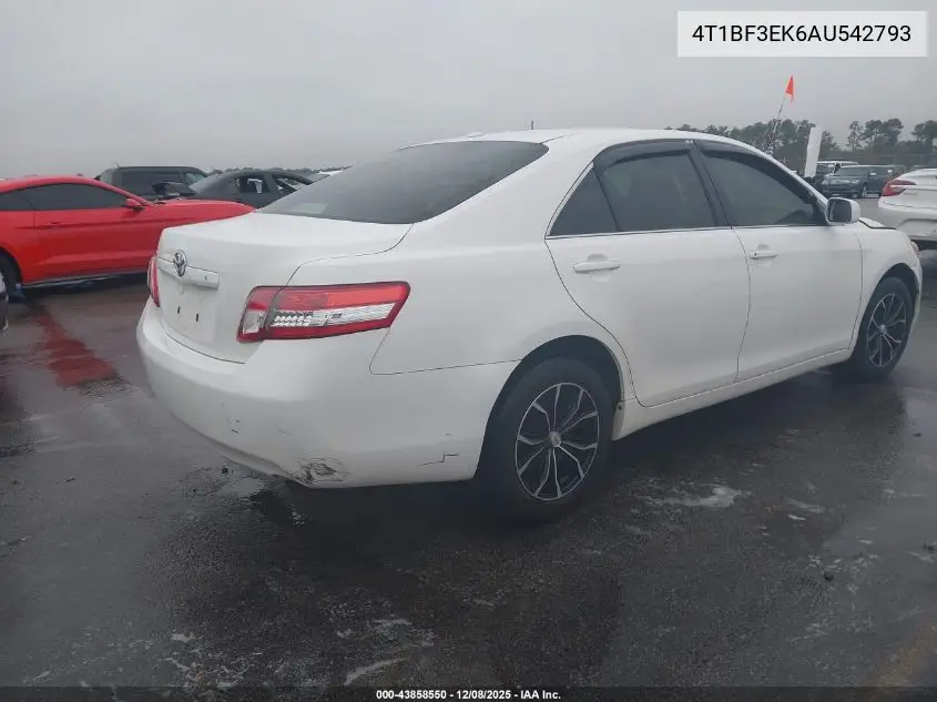 4T1BF3EK6AU542793 2010 Toyota Camry