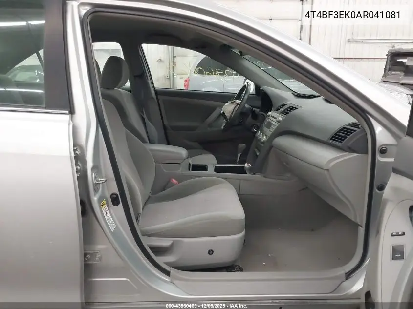 4T4BF3EK0AR041081 2010 Toyota Camry Le