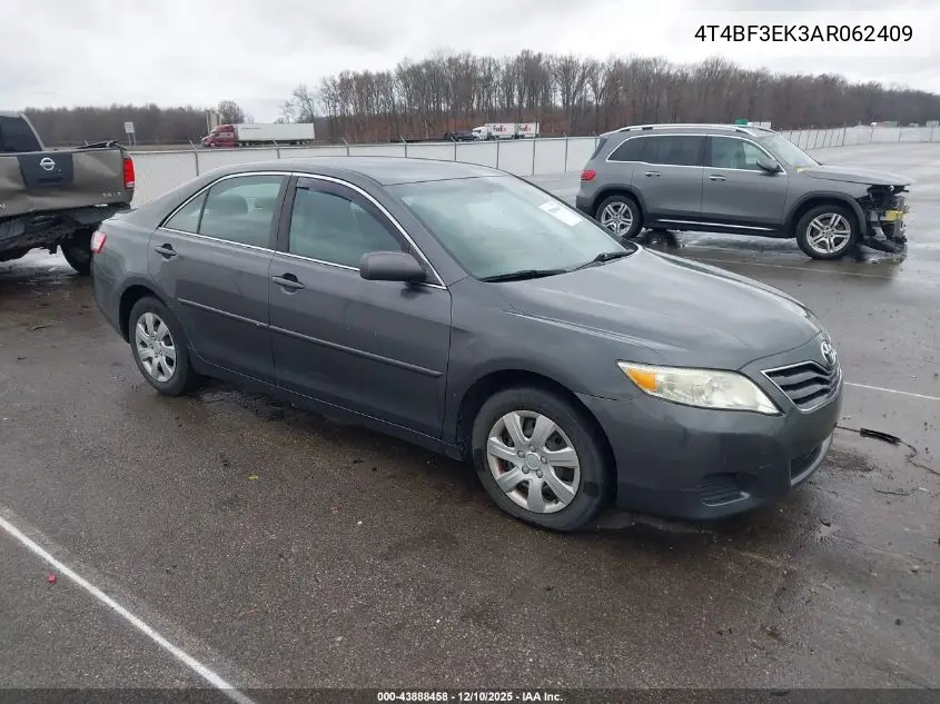 4T4BF3EK3AR062409 2010 Toyota Camry Le