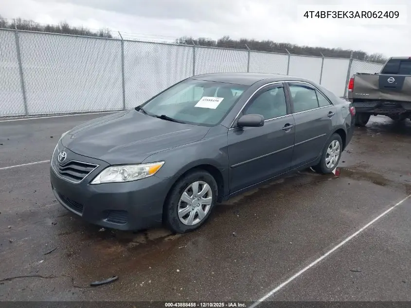4T4BF3EK3AR062409 2010 Toyota Camry Le