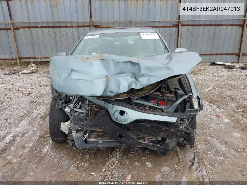 4T4BF3EK2AR047013 2010 Toyota Camry Le