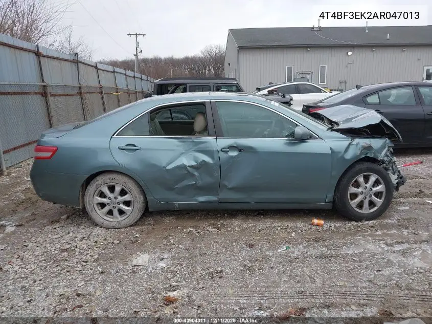 4T4BF3EK2AR047013 2010 Toyota Camry Le