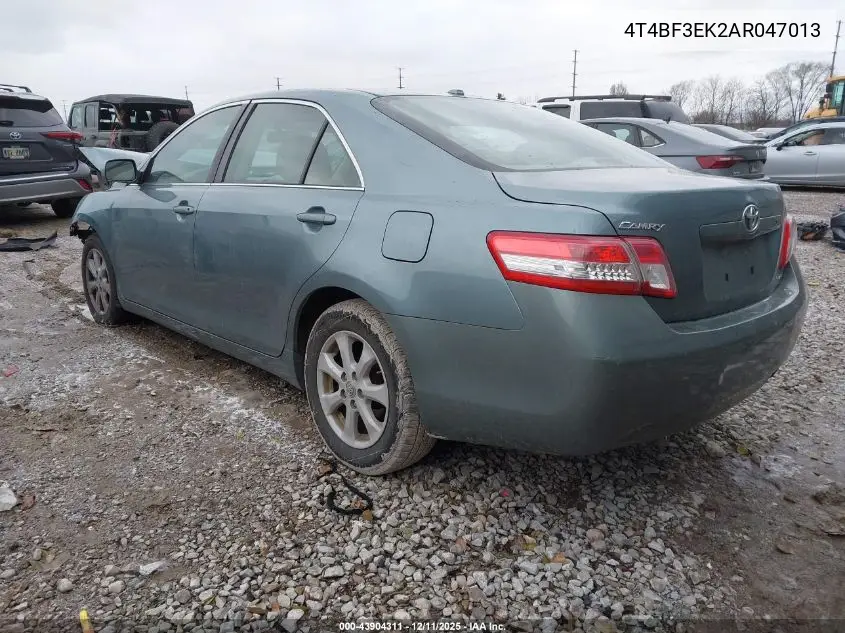 4T4BF3EK2AR047013 2010 Toyota Camry Le