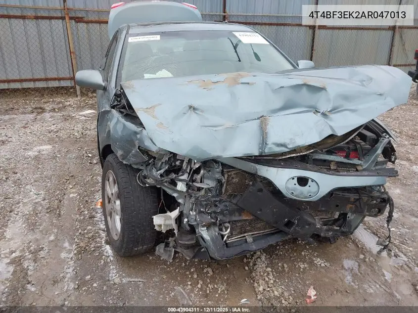 4T4BF3EK2AR047013 2010 Toyota Camry Le