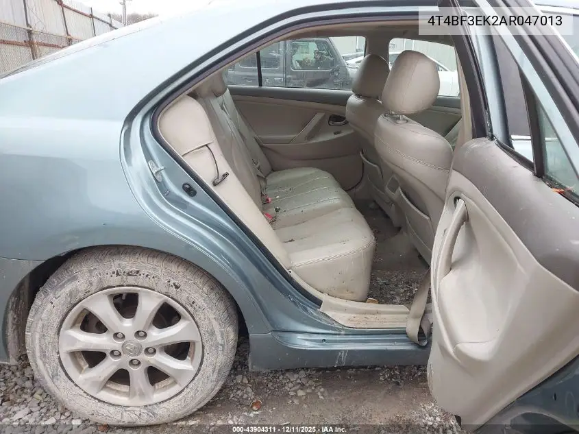 4T4BF3EK2AR047013 2010 Toyota Camry Le