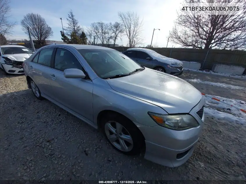 4T1BF3EK0AU067075 2010 Toyota Camry Se