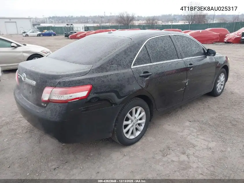 4T1BF3EK8AU025317 2010 Toyota Camry Xle