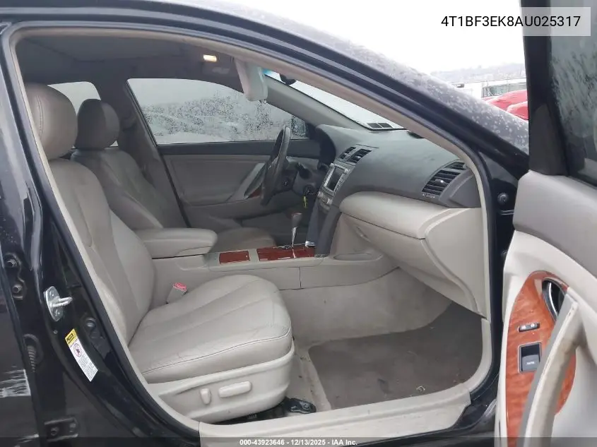 4T1BF3EK8AU025317 2010 Toyota Camry Xle
