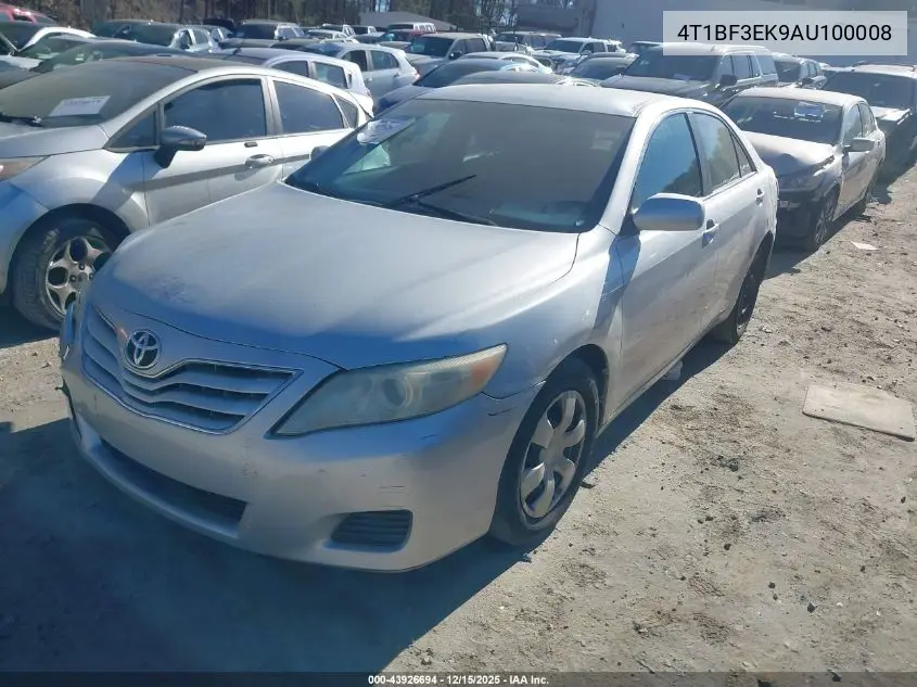 4T1BF3EK9AU100008 2010 Toyota Camry