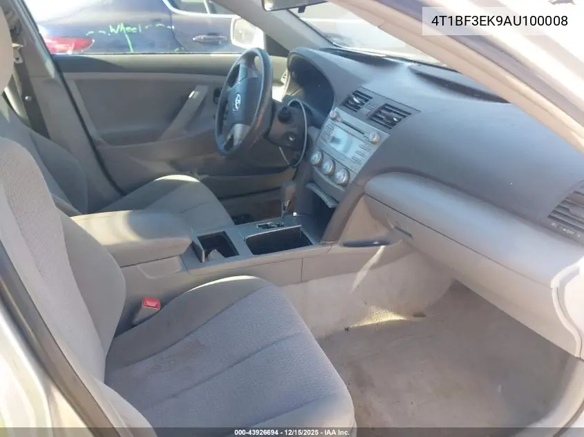 4T1BF3EK9AU100008 2010 Toyota Camry