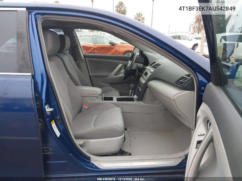 4T1BF3EK7AU542849 2010 Toyota Camry Se