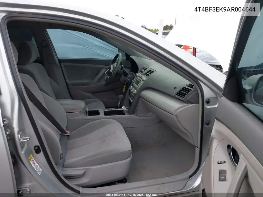 4T4BF3EK9AR004644 2010 Toyota Camry Le