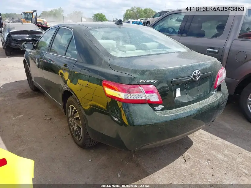4T1BF3EK6AU543863 2010 Toyota Camry Le