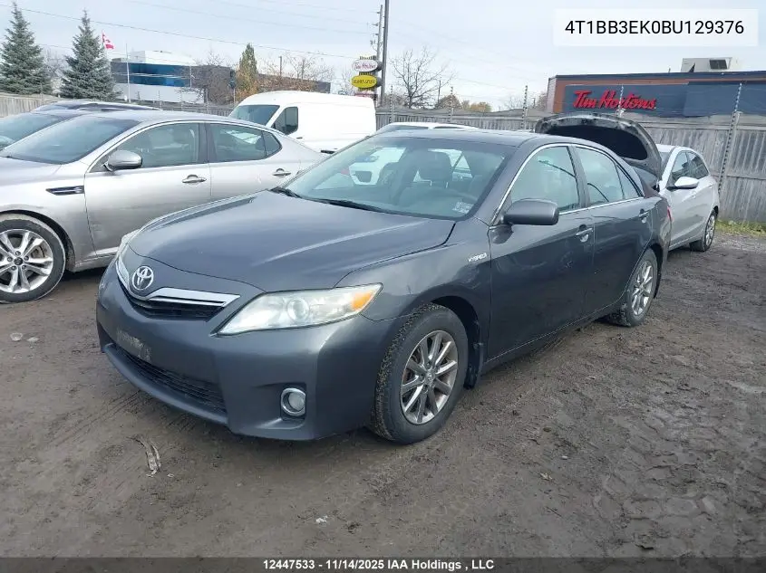 4T1BB3EK0BU129376 2011 Toyota Camry Hybrid