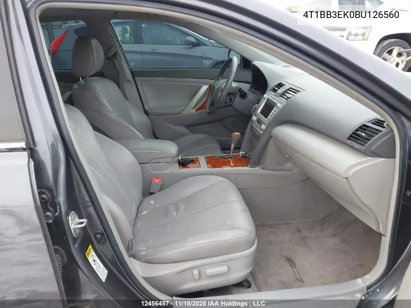 4T1BB3EK0BU126560 2011 Toyota Camry Hybrid
