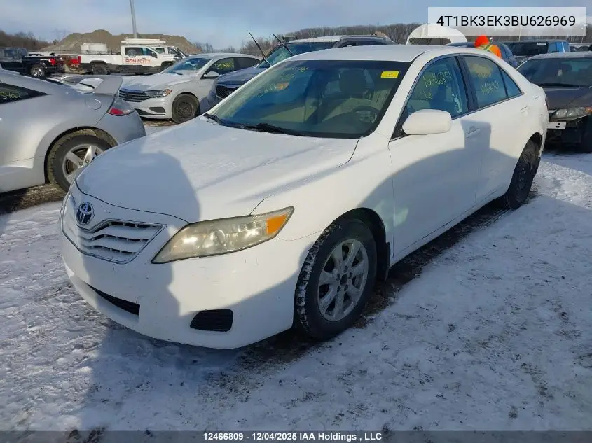4T1BK3EK3BU626969 2011 Toyota Camry Le V6