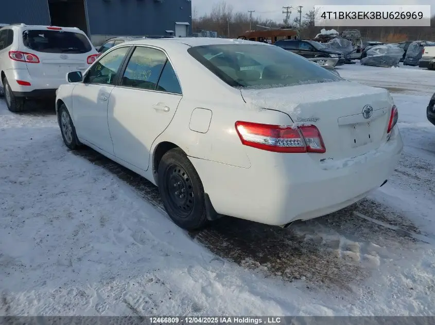 4T1BK3EK3BU626969 2011 Toyota Camry Le V6