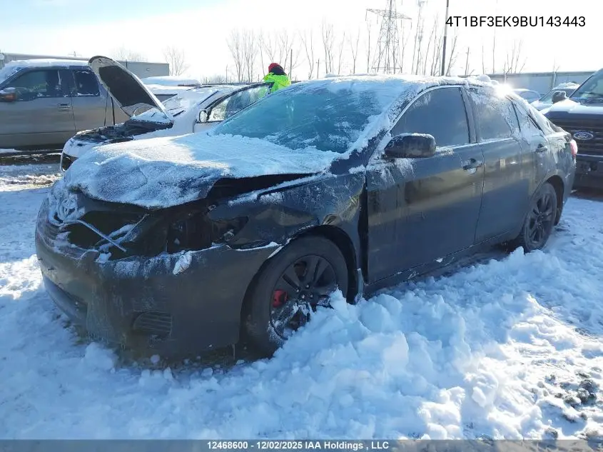 4T1BF3EK9BU143443 2011 Toyota Camry Le