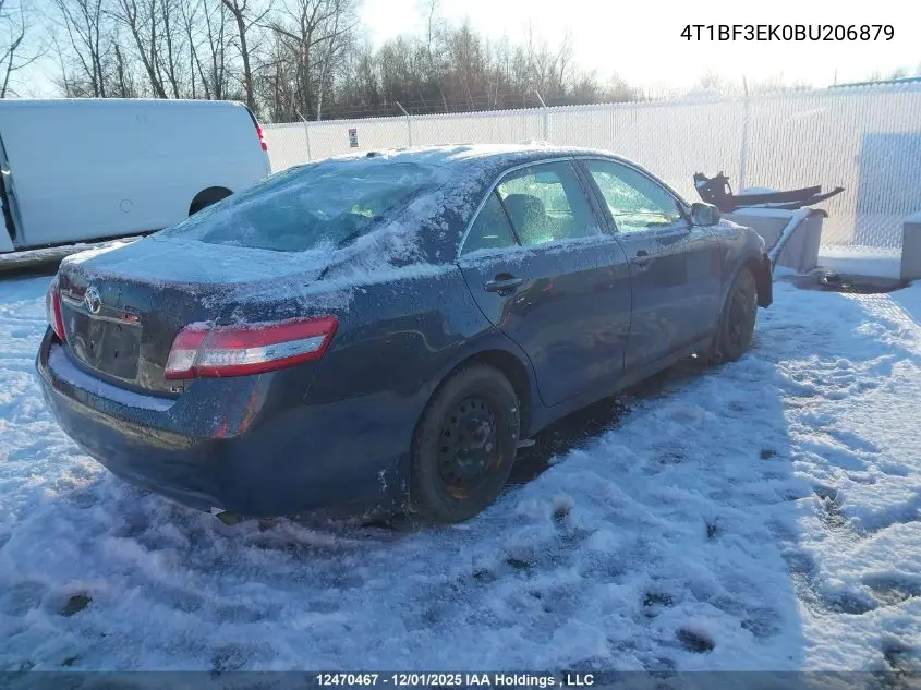 4T1BF3EK0BU206879 2011 Toyota Camry Se/Le/Xle