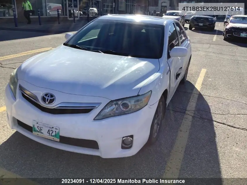 4T1BB3EK2BU127614 2011 Toyota Camry Hybrid