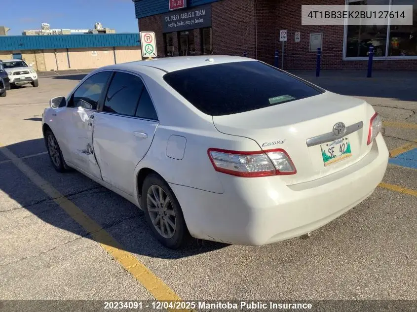 4T1BB3EK2BU127614 2011 Toyota Camry Hybrid