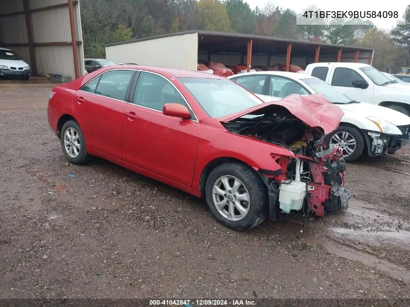 4T1BF3EK9BU584098 2011 Toyota Camry Le