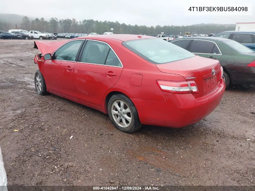 4T1BF3EK9BU584098 2011 Toyota Camry Le